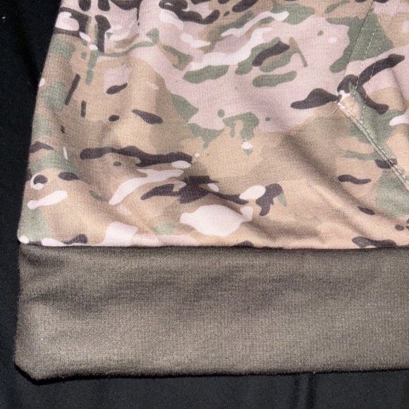 WU TANG CLAN HOODIE XXL MENS CAMO GREEN GREAT CONDITION - Picture 14 of 14